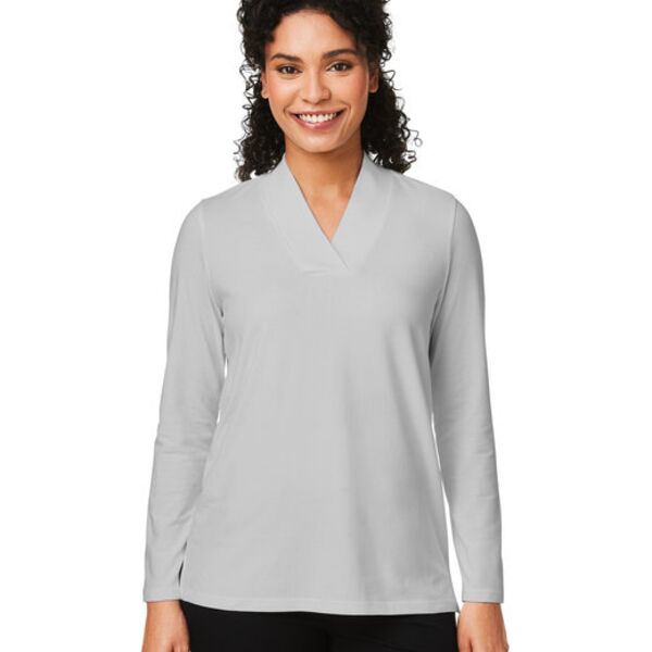 Ladies' Raleigh Shawl Collar Knit Top Thumbnail