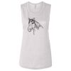 Ladies' Bella Flowy Scoop Muscle Tank Thumbnail