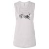 Ladies' Bella Flowy Scoop Muscle Tank Thumbnail